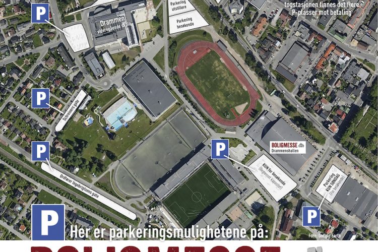 Boligmesse i Drammen – her kan du parkere